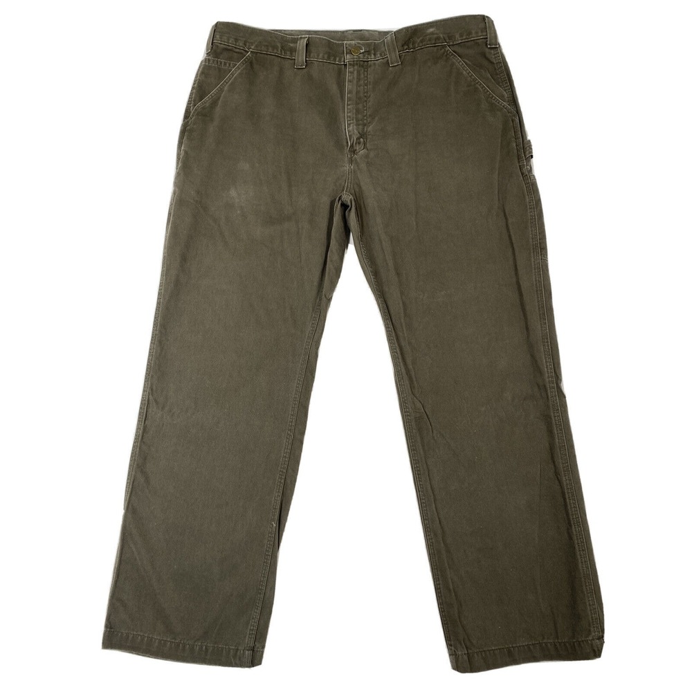 Carhartt Cargo Pants Mens 42x30 Brown Cotton Canvas Rugged Gorpcore Workwear